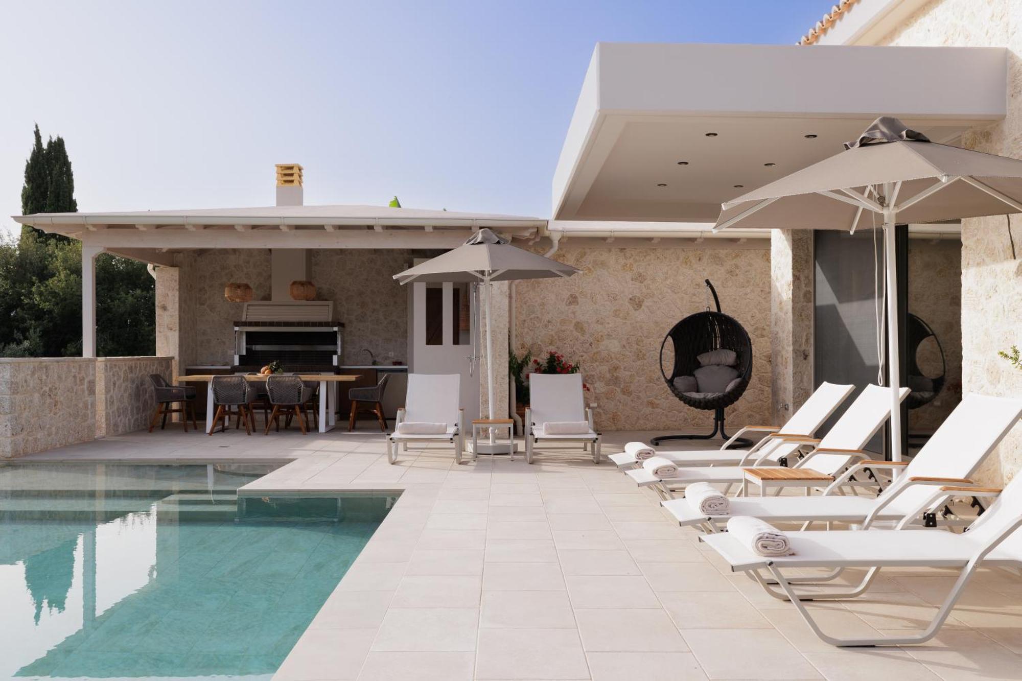 My Mediterranean Corfu Luxury Villa With Private Swimming Pool Kontokali Exterior foto